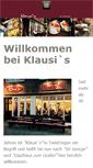 Mobile Screenshot of klausis-twistringen.de