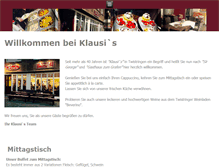 Tablet Screenshot of klausis-twistringen.de